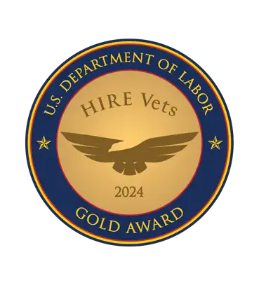 2024 Gold HIRE Vets Medallion Award